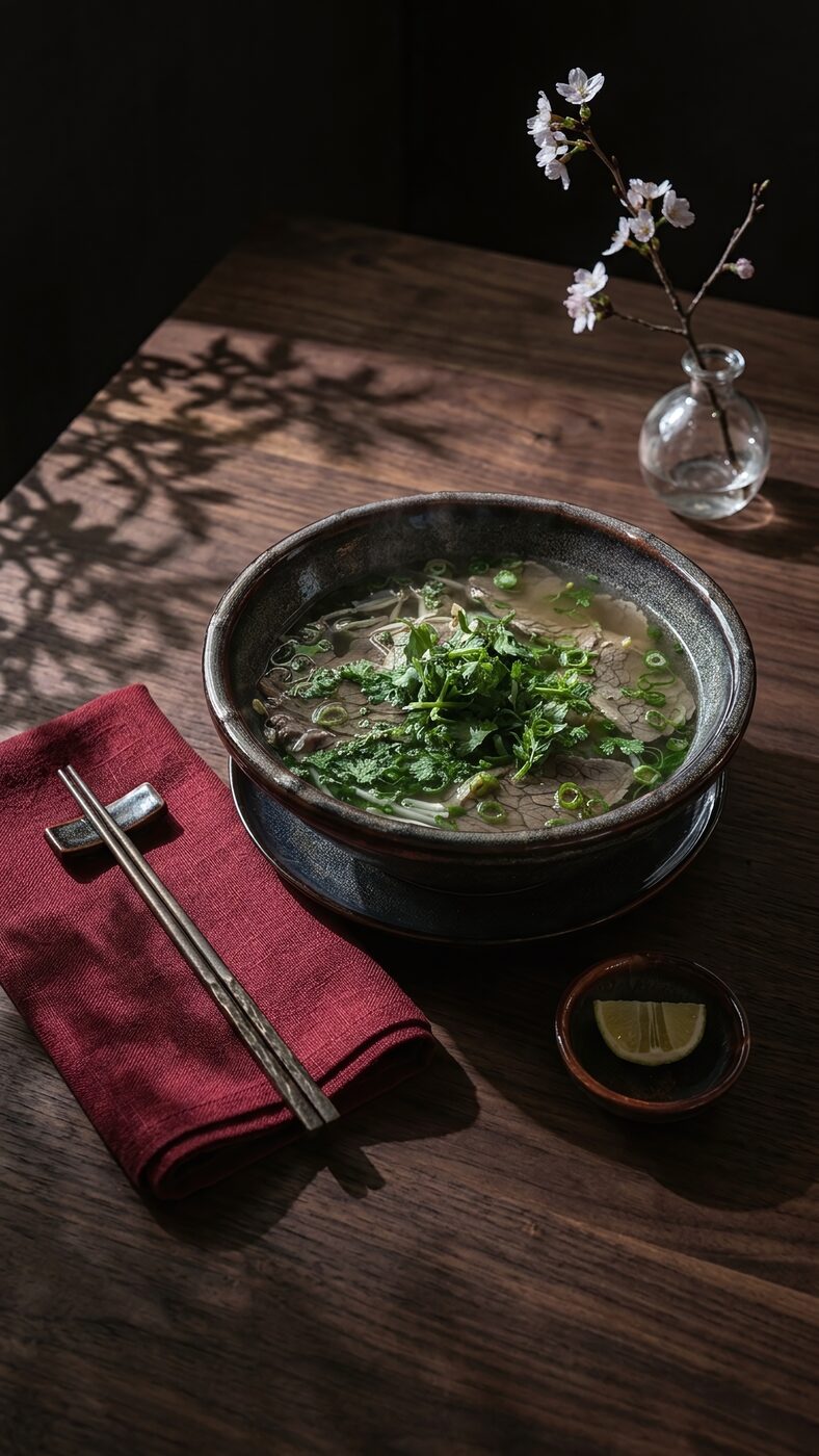 Phở – vietnamesische Reisbandnudelsuppe