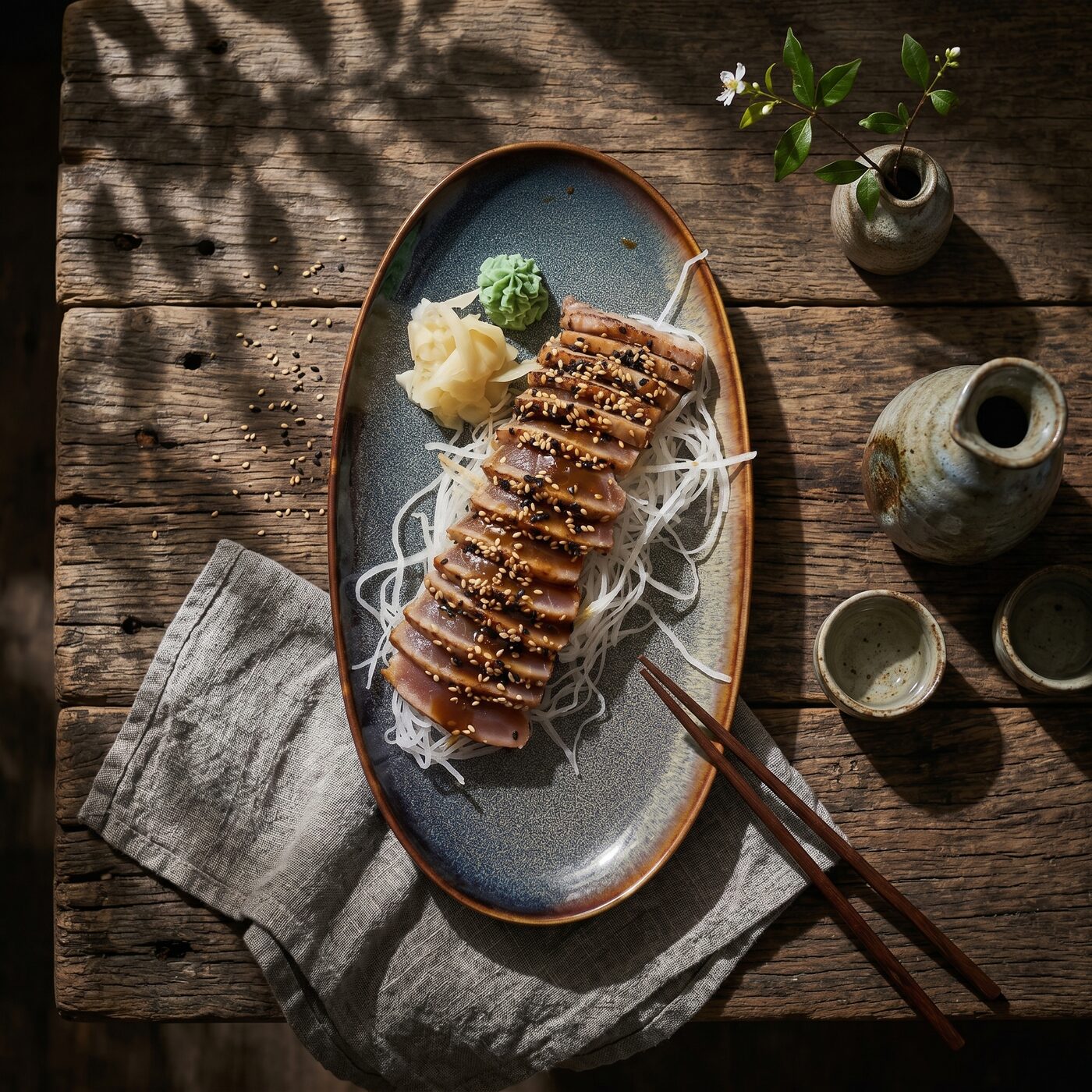 Maguro Tataki – kurz angebratener Thunfisch